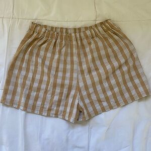 Tan Palaka Women Shorts